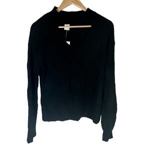 American Rag Juniors Choker Sweater Classic Black Size Medium